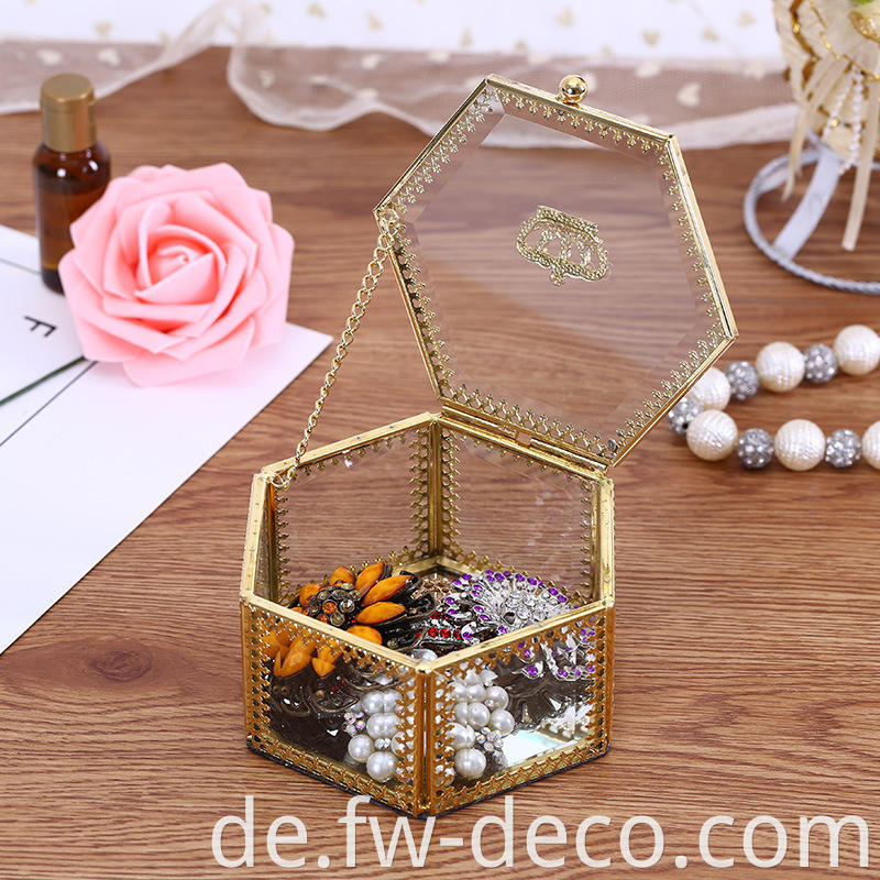 Glass Jewelry Box